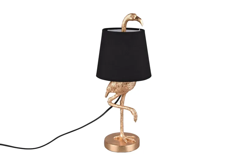 Trio Lighting Lola bordlampe E14 sort/gull, TRIO