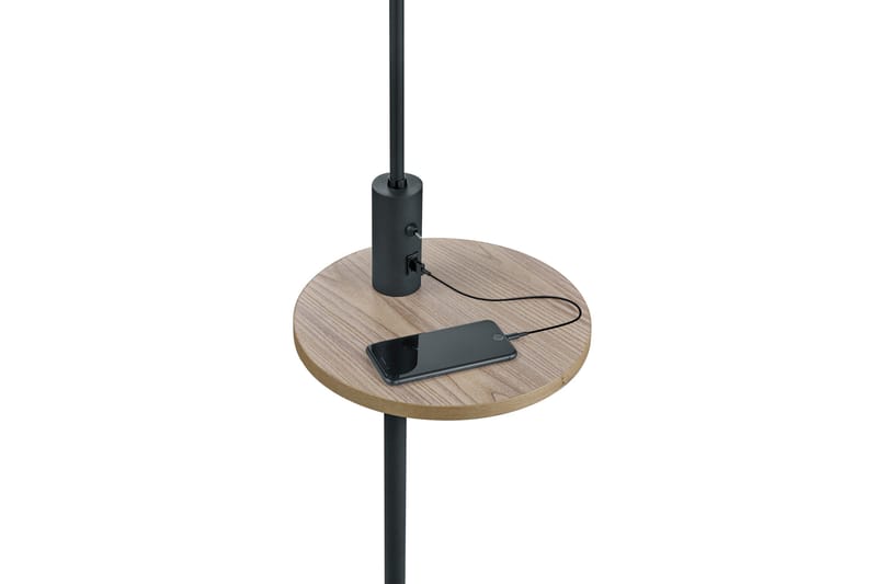 Trio Lighting Claas gulvlampe E27 matt sort - Matt svart - Belysning - Innendørsbelysning & Lamper - Stuelampe