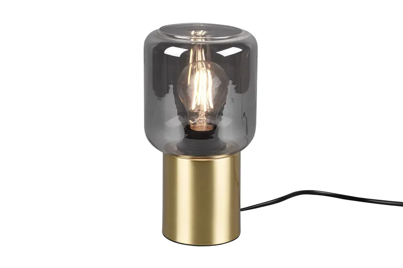 Trio Lighting Nico bordlampe E27 matt messing - TRIO - Belysning - Innendørsbelysning & Lamper - Nattlampe - Nattlampe bord
