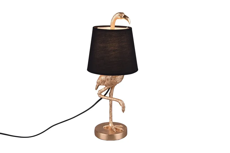 Trio Lighting Lola bordlampe E14 sort/gull - TRIO - Belysning - Innendørsbelysning & Lamper - Nattlampe - Nattlampe bord