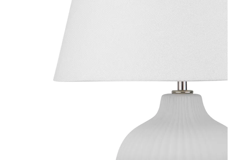 Fergus Bordlampe 33 cm - Hvit - Belysning - Innendørsbelysning & Lamper - Bordlampe