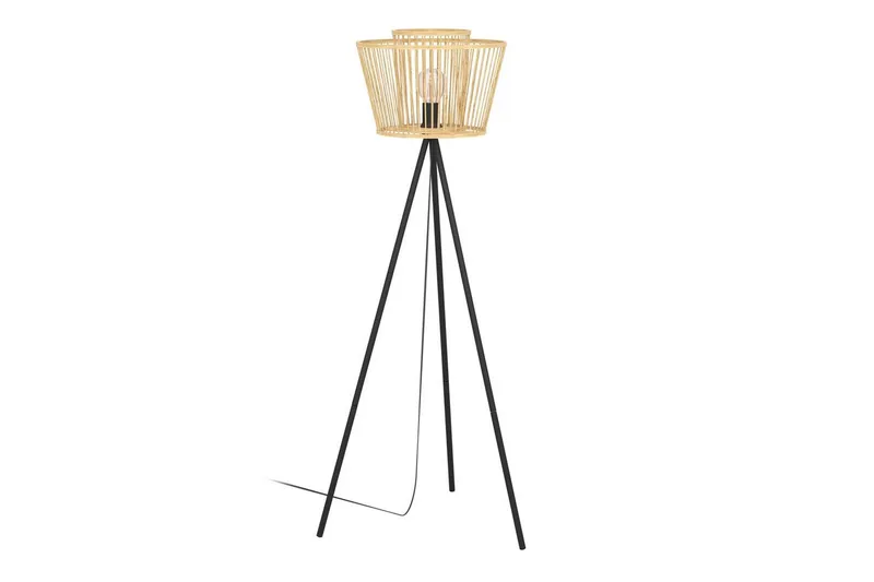 Gulvlampe Eglo Hykeham, Svart