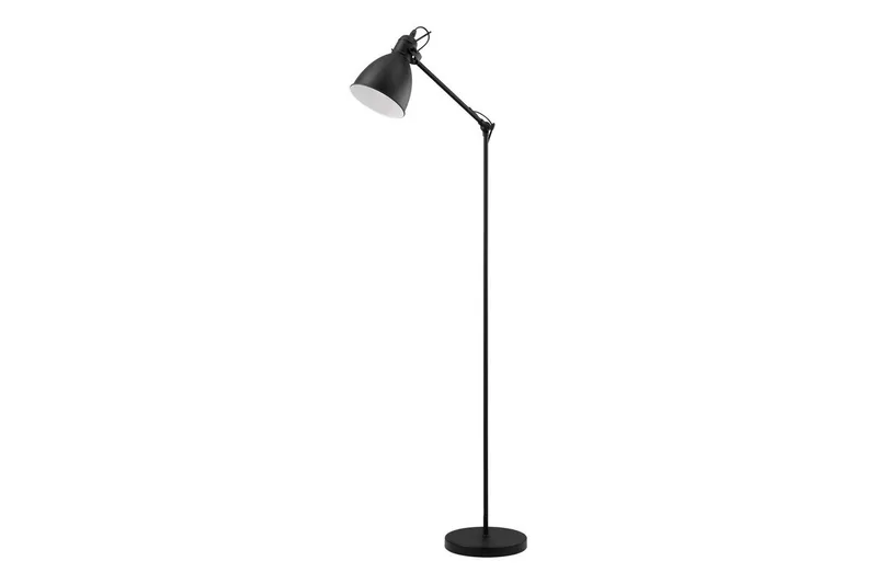 Gulvlampe Eglo Priddy, Svart/Hvit