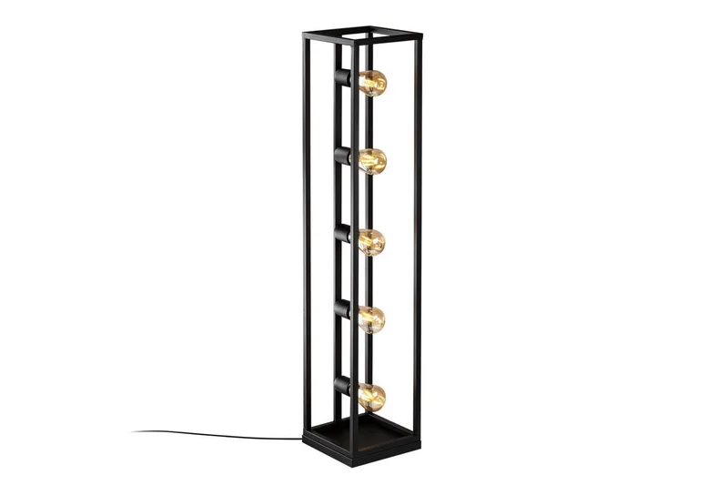 Gulvlampe Orika Svart, Svart