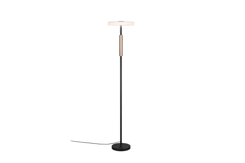 Gulvlampe TRIO Celeste Matt svart/hvit/kaffebrun, Matt svart/hvit/kaffebrun