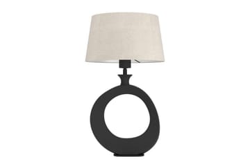 Bordlampe Eglo Diezma Svart/Natur 52 cm - 52 cm - Belysning - Innendørsbelysning & Lamper - Nattlampe - Nattlampe bord