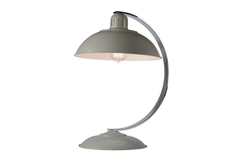 Bordlampe Elstead Lighting Franklin Presenning Grå, Presenning Grå