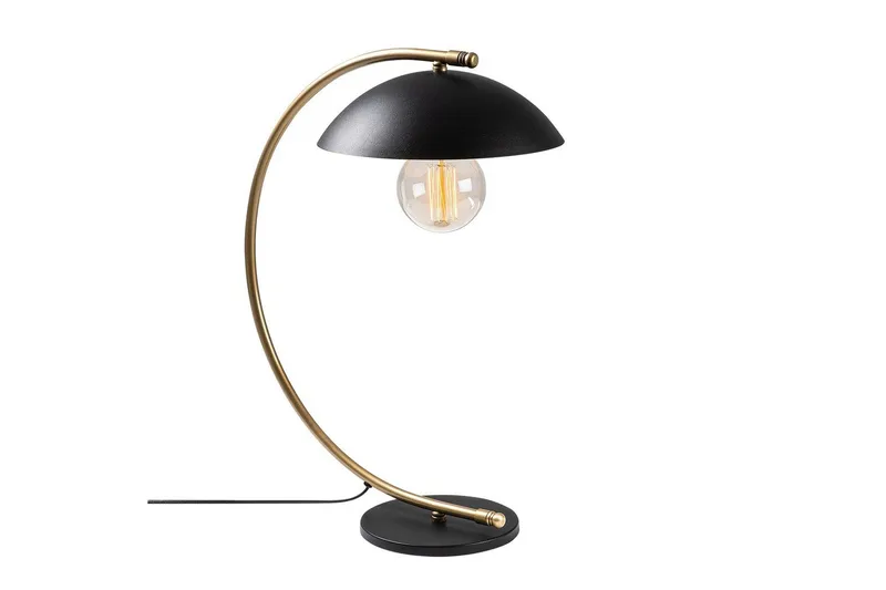 Bordlampe Mast Svart / Gull, Gull/Svart