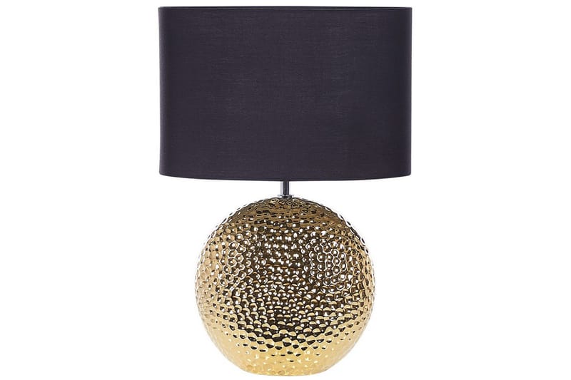 Libbelo Bordlampe 51 cm E27, Gull/Svart