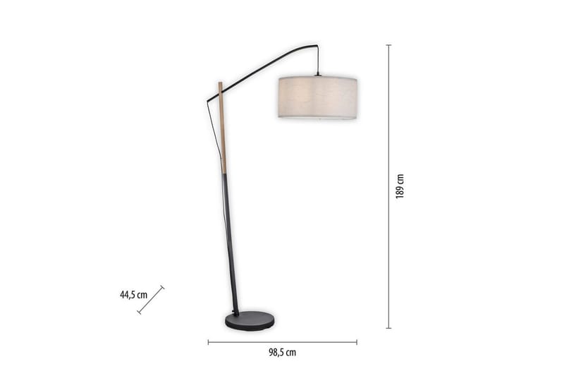 Sofie Just Light Gulvlampe - Belysning - Innendørsbelysning & Lamper - Soveromslampe