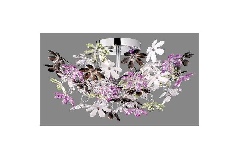 Taklampe TRIO Flower