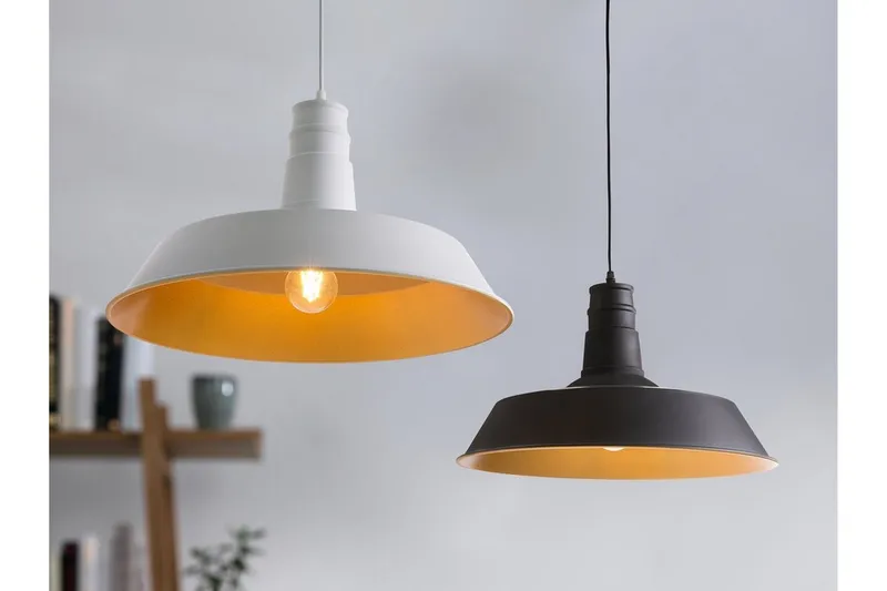 Bayou Taklampe 9 cm, Hvit
