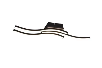Trio Lighting Route LED Taklampe 3L matt svart/Tre - Belysning - Innendørsbelysning & Lamper - Taklampe - Plafondlampe