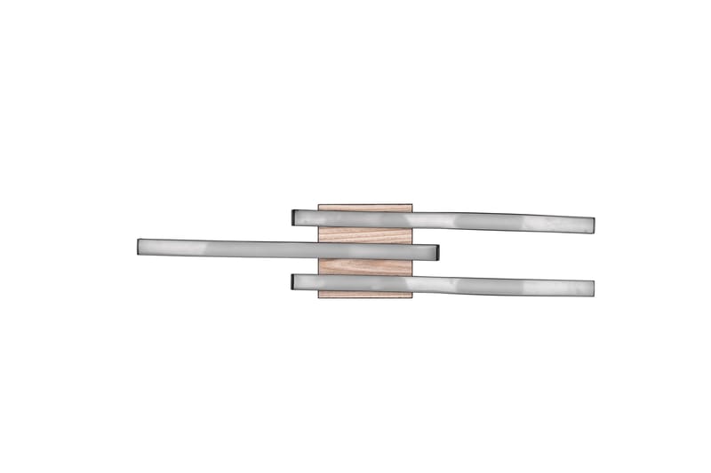 Trio Lighting Route LED Taklampe 3L matt svart/Tre - Belysning - Innendørsbelysning & Lamper - Taklampe - Plafondlampe