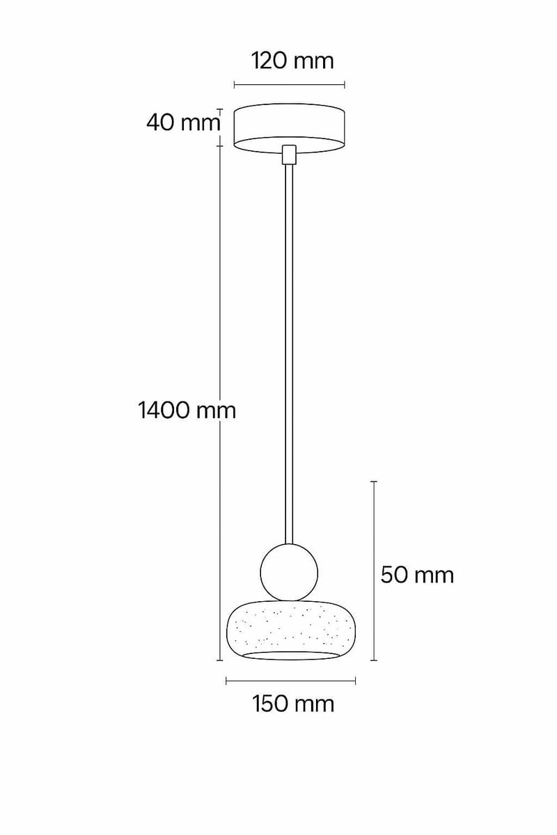 Serros pendellampe - Beige og Valnøtt - Belysning - Innendørsbelysning & Lamper - Taklampe - Krystallkrone & takkrone