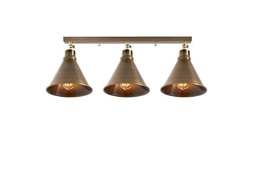 Taklampe Adrim Tri Vintage - Brun - Belysning - Innendørsbelysning & Lamper - Taklampe - Pendellamper & Hengelamper