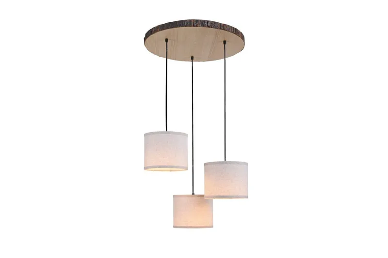 Taklampe Bark, 52x120x52 cm