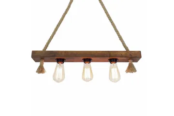 Taklampe Kutuk Valnøtt - Brun - Belysning - Innendørsbelysning & Lamper - Taklampe - Pendellamper & Hengelamper