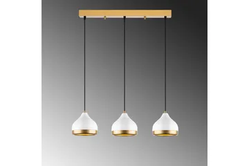 Taklampe Soodni Tre Horisont Hvit - Hvit - Belysning - Innendørsbelysning & Lamper - Taklampe - Pendellamper & Hengelamper