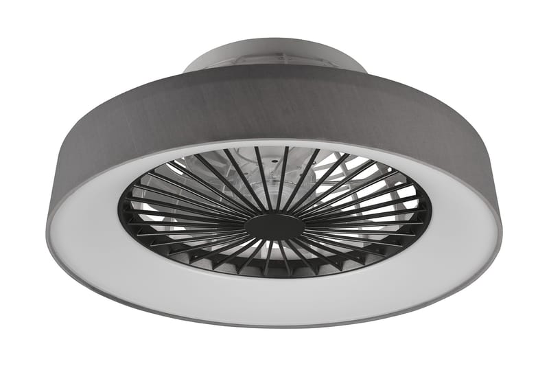 Trio Lighting Farsund LED tak-/veggvifte grå
