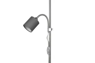 Trio Lighting Owen gulvlampe E27+E14 grå - Belysning - Innendørsbelysning & Lamper - Gulvlampe - Toarmet gulvlampe