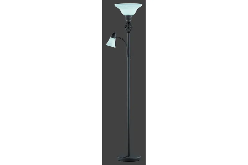 Trio Lighting Rostica gulvlampe uplight E27 + E14