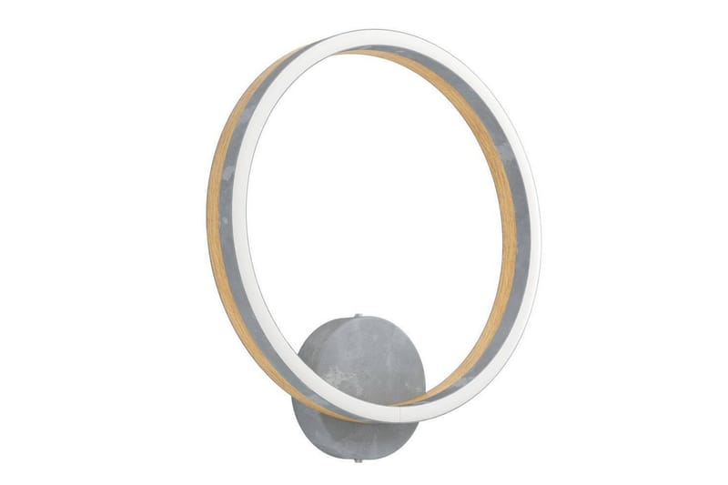 Vegglampe Eglo Cadinaro Grå/Tre Rund