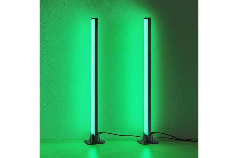 Trio Lighting Boy LED bordlampe 2 stk svart RGB - Belysning - Innendørsbelysning & Lamper - Vinduslampe - Vinduslampe på fot
