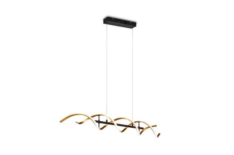 Sequence LED-Pendellampe Matt Messing/Matt Svart, Trio Lighting
