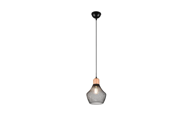 Valeria Pendellampe 18 cm E27 Mattsvart