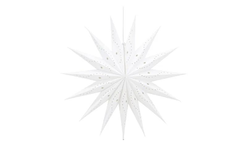 Lindvallen Adventsstjerne / Julelampe 60 cm, Hvid