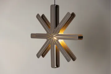 Säfsen Adventsstjerne / Julelampe 80 cm - Mokka - Belysning - Julebelysning - Julelys