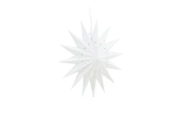 Lindvallen Adventsstjerne / Julelampe 51 cm - Hvid - Belysning - Julebelysning - Julelys