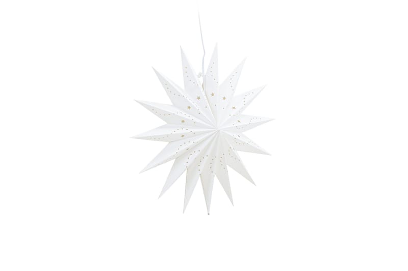 Lindvallen Adventsstjerne / Julelampe 51 cm - Hvid - Belysning - Julebelysning - Julelys