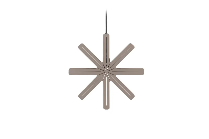 Säfsen Adventsstjerne / Julelampe 40 cm, Mokka