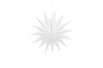 Lindvallen Adventsstjerne / Julelampe 51 cm - Hvid - Belysning - Julebelysning - Julelys