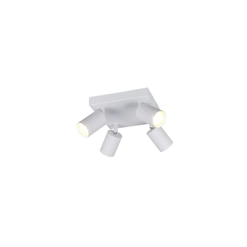 Spot TRIO Soka, 4 lamper, Matt hvit