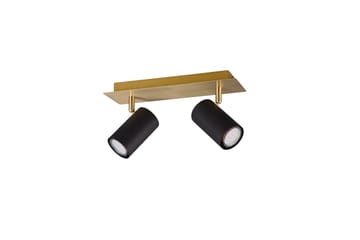 Marley Spot 2-deler Svart/Gull - Belysning - Lyspærer & lyskilder - Spotlights & downlights