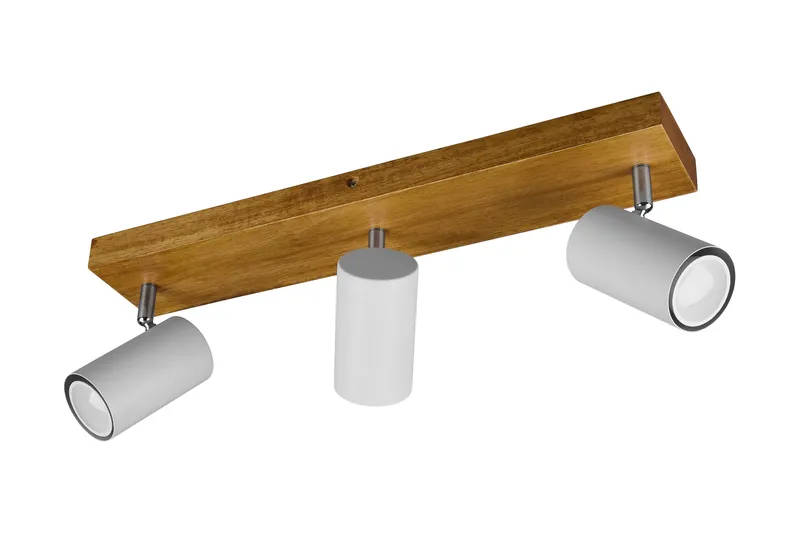 Trio Lighting Marley spot 3L GU10 matt hvit/tre