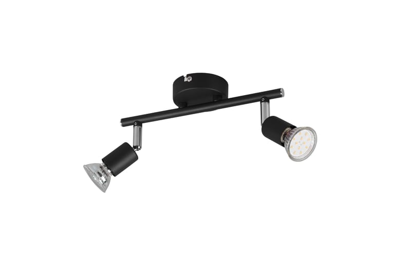 Trio Lighting Paris spotlight 2L GU10 matt svart