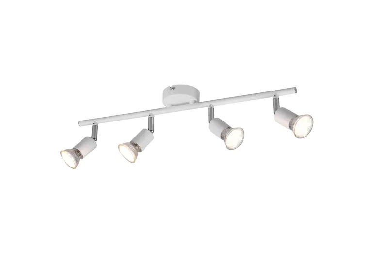 Trio Lighting Paris spotlight 4L GU10 matt hvit