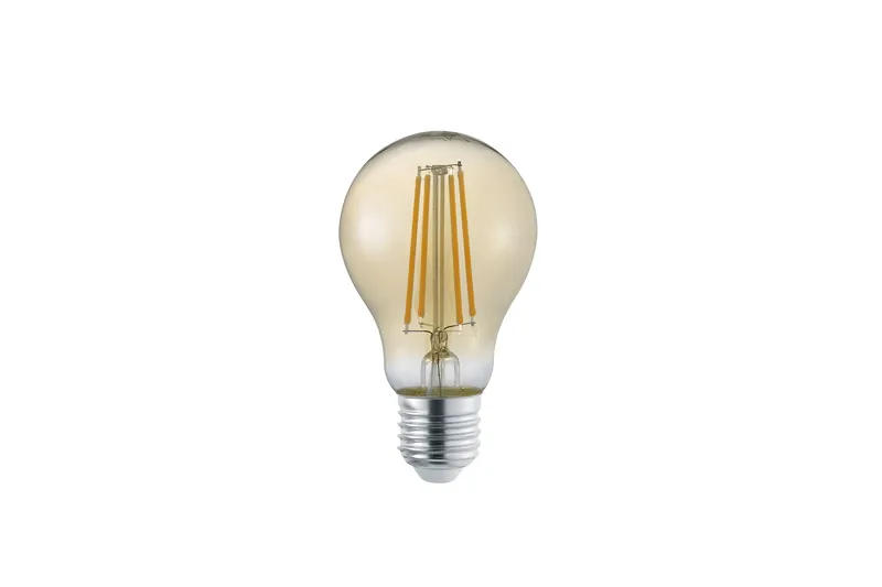 Trio Lighting LK LED E27 filament classic 4W 470lm 2700K brun