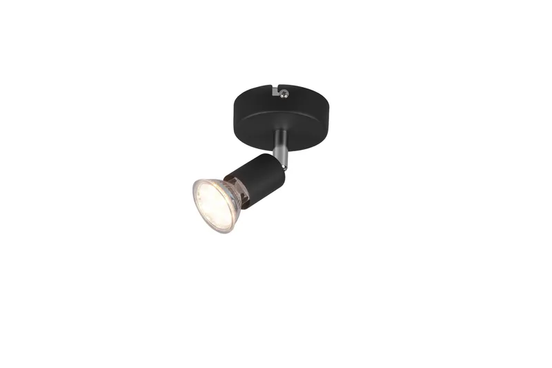 Trio Lighting Paris spotlight 1L GU10 matt svart
