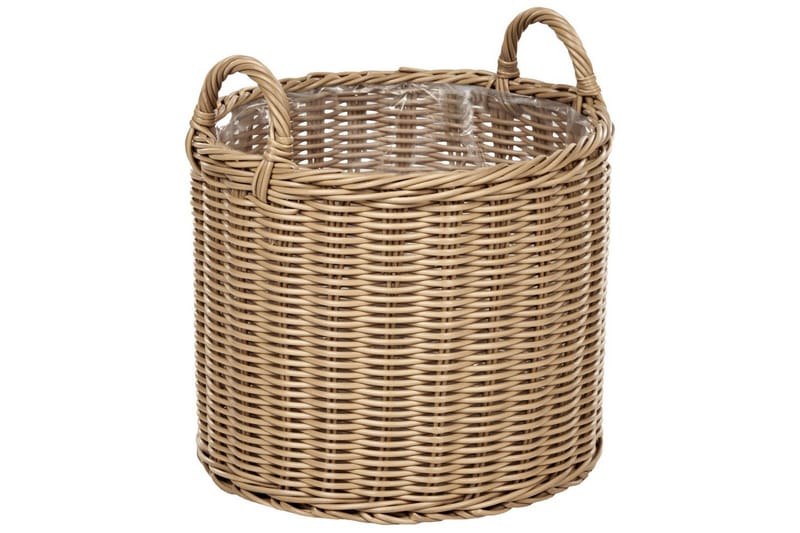 Trädgårdskruka Beliani Pendula set om 3 Brun Nature - Hage - Dyrking & hagearbeid - Dyrking - Blomsterpotter - Store blomsterkrukker
