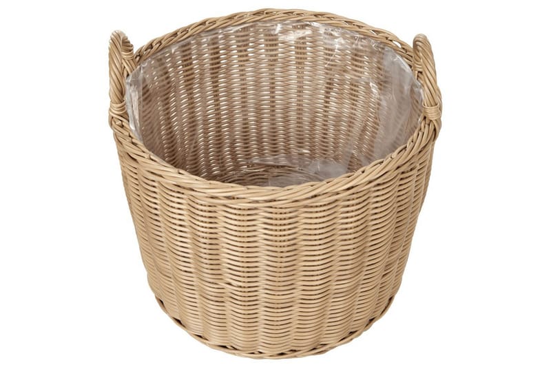 Trädgårdskruka Beliani Pendula set om 3 Brun Nature - Hage - Dyrking & hagearbeid - Dyrking - Blomsterpotter - Store blomsterkrukker