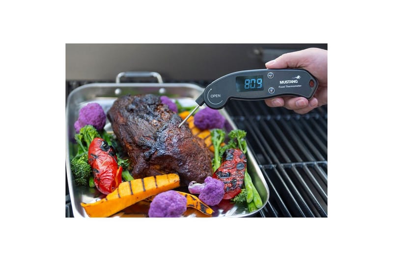Digital Termometer Mustang Sammenleggbar - Hage - Griller - Grilltilbehør