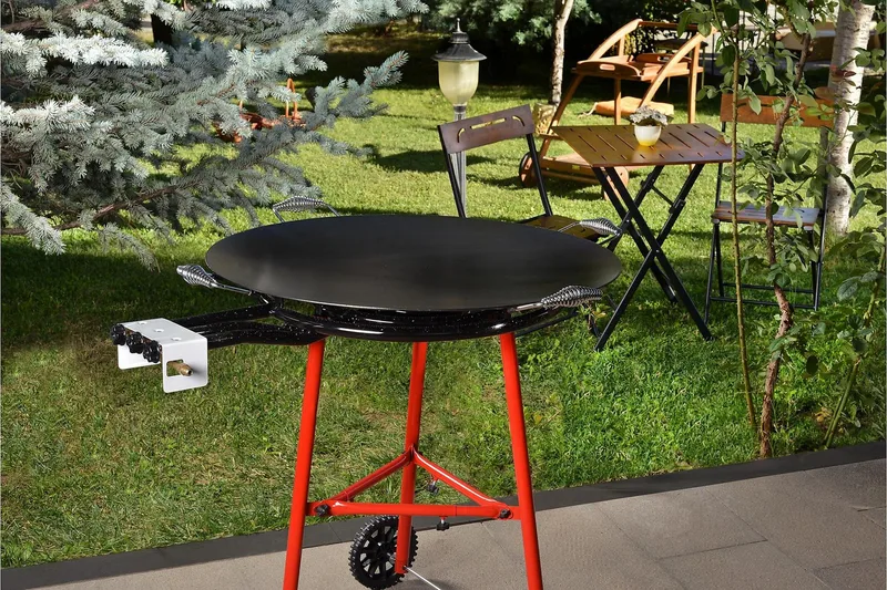 Gassbrenner 81x81 cm, Svart