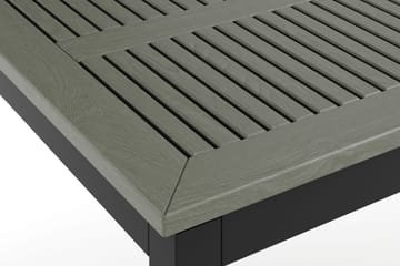 Monaco uttrekkbart utendørsbord 150–250x90 cm - Svart/Grå - Hagemøbler - Hagebord - Spisebord ute
