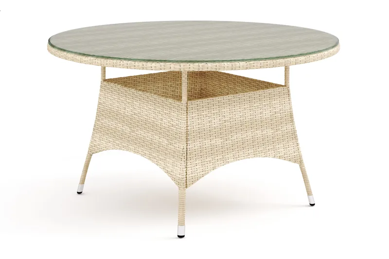 Thor bord utendørs rundt 140 cm, Beige