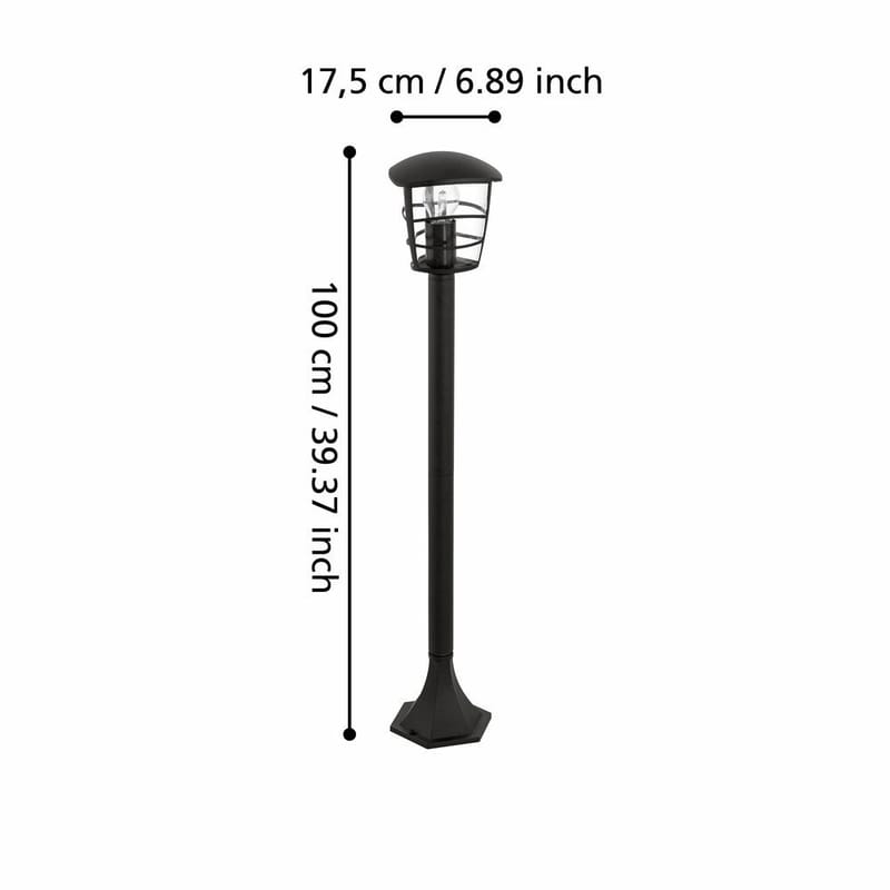 Gulvlys Aloria - 17 cm - Belysning - Utebelysning - Stolpelykt & portlykt